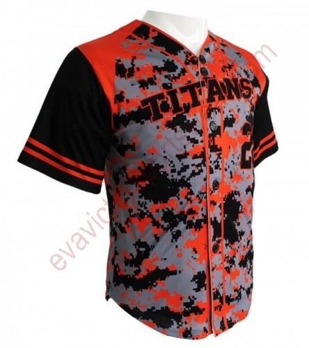 Full Buttons-Dye Sublimated Jerseys