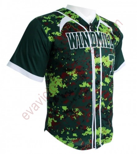 Full Buttons-Dye Sublimated Jerseys